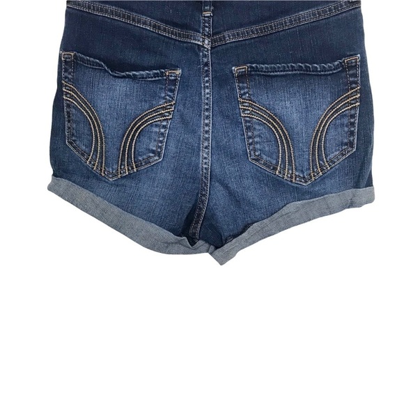 Hollister Blue Jean Denim Shorts Size 0 / W24 - Picture 5 of 10